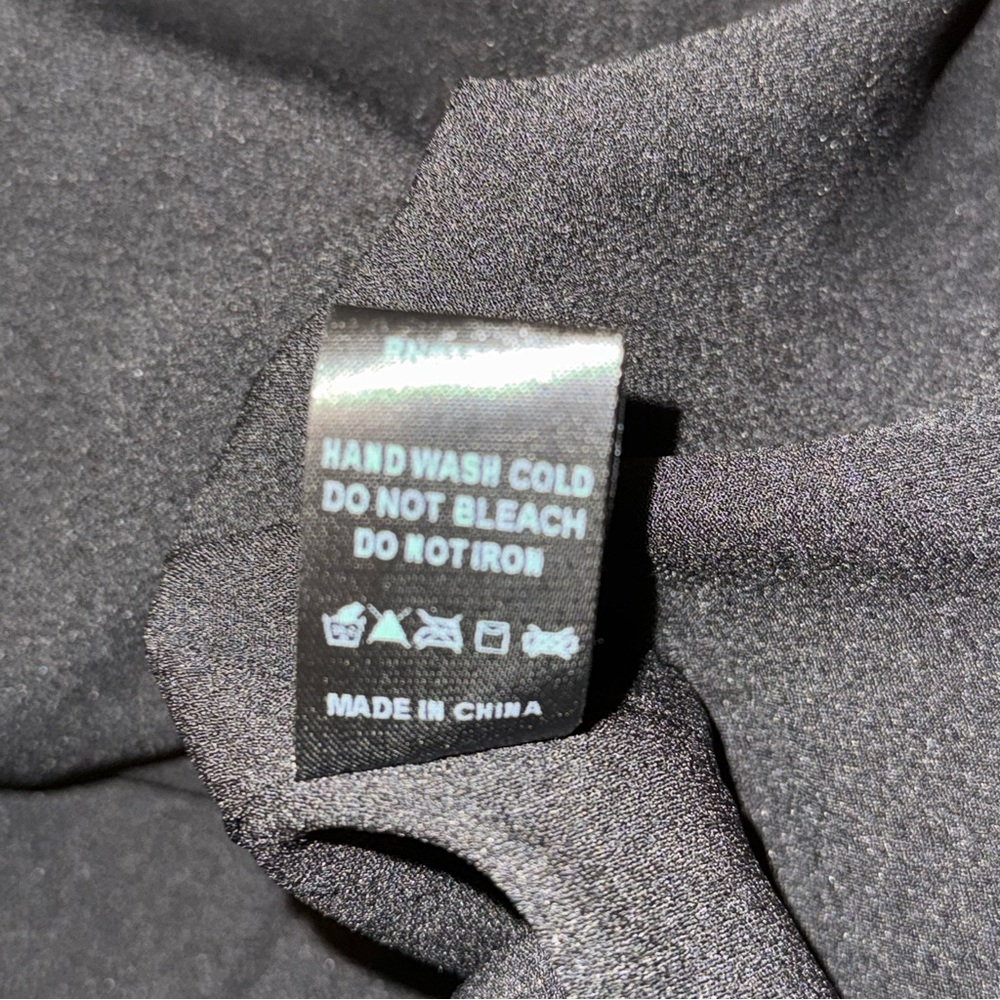 Tuckernuck Black Square Neck Long Sleeve Shift Dress (XS) - Picture 6 of 7